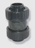 Обратный клапан ПВХ (PVC-U) клеевой (шаровый) 16 мм PN10